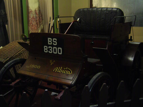 albion motor works dog cart car picture photograph