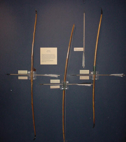 bannockburn photographs bows and arrows used in scotland