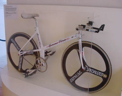 home made bike that Graeme Obree picture photograph