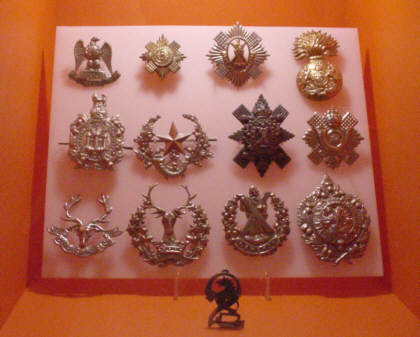 scottish regimental cap badges