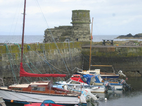 dunure harbour picture