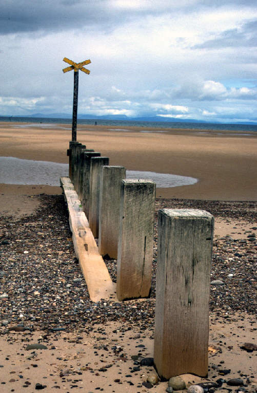 findhorn beach photograph picture