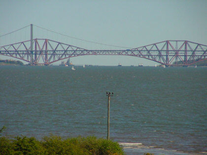 forth reail bridge near edinburgh photograph picture