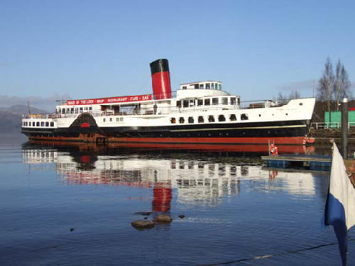maid of the loch paddle steamer