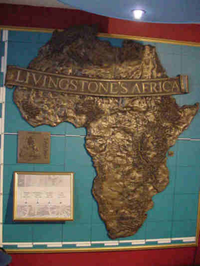 map of africa in david livingstone's time