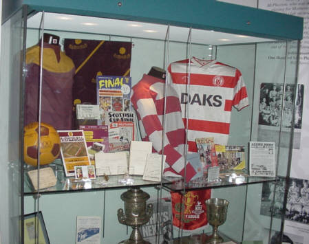 scottish historic soccer football strips motherwell and hamilton academicals strips