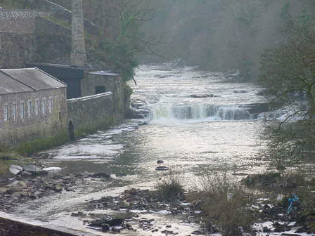 river clyde at new lanark photograph picture