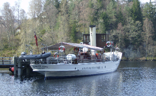 sir walter scott steamship loch katrine trossachs picture photograph